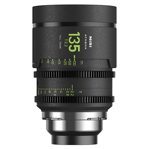 Ópticas Athena NISI organizadas por rango focal para cine profesional