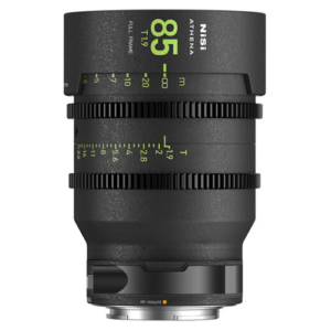 Ópticas Athena NISI organizadas por rango focal para cine profesional