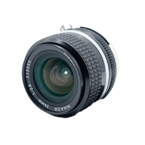 Lentes Nikkor manuales con estética vintage para cine o fotografía artística