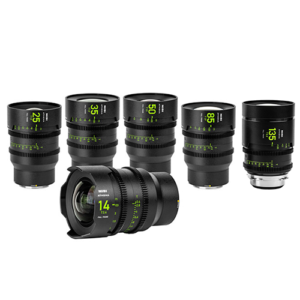 Ópticas Athena NISI organizadas en maleta rígida