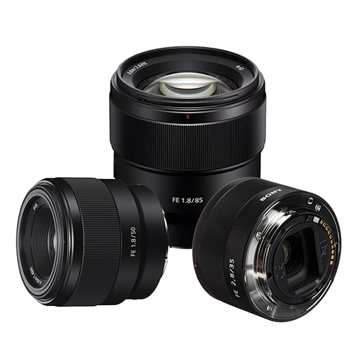 Kit de ópticas Sony en maleta protectora para producción