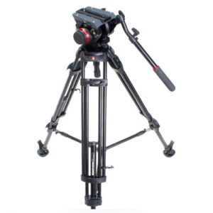 Trípode Manfrotto 546B con cabezal MVH502A para producciones exigentes