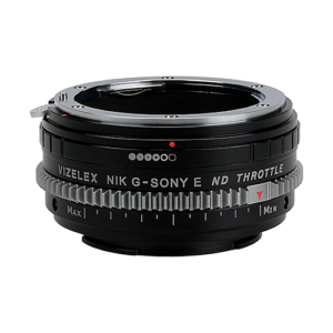 Adaptador Vizelex con filtro ND integrado para montura F a E