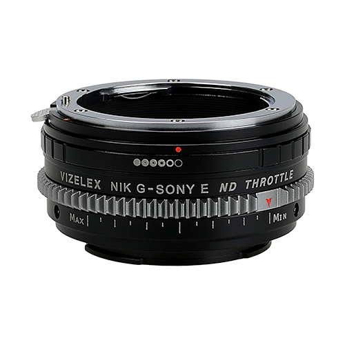 Adaptador Vizelex con filtro ND integrado para montura F a E
